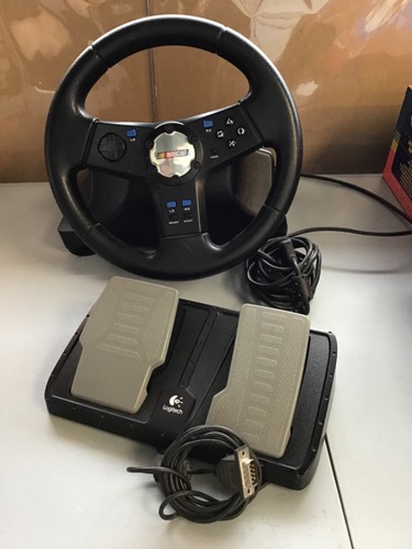 Volante pedale logitech - e,